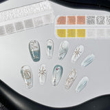 2 Boxen Nail Art Strasssteine, Mit Pincet Nägel Flatback Perlen Nail Charms Mit Kristallen Nagelzubehör Diamanten Edelstahl-Perlen Für Nagelschmuck