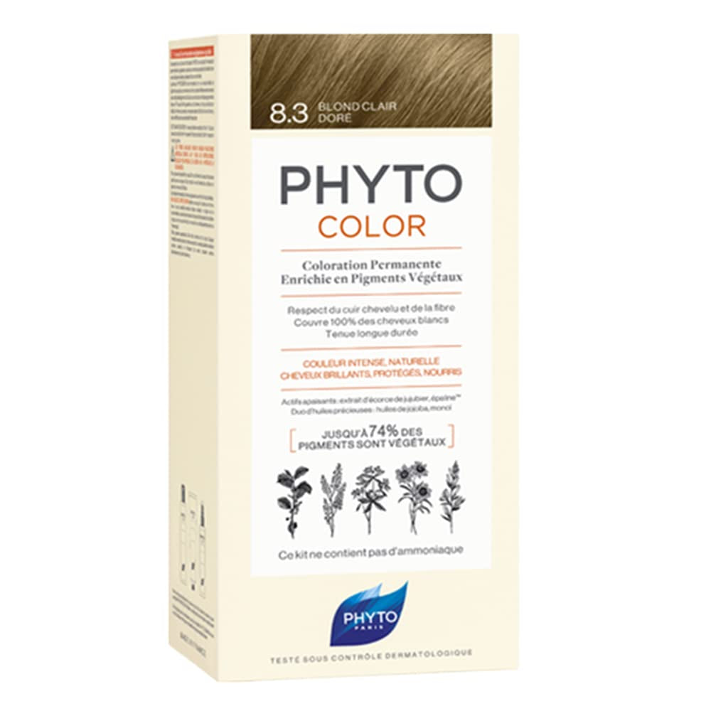 Permanente haarkleur, 5.3 Licht goudbruine haarverf Naty Shop 8.3 Licht goudblond
