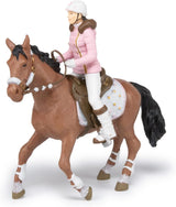 PAPO - Paardenfiguur - Rider Fashion Winter, passie voor paardrijden, speelgoed voor kinderen vanaf 3 jaar. Actiefiguren van Naty Shop