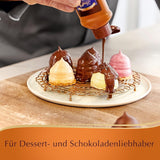 Lindt Schokolade - GLASUR Vollmilch | 10X200G | Vollmilch Glasur Einen Feinen Überzug Bei Kuchen, Torten, Gebäck Oder Eis | GLAS | Backen | Schokoladengeschenk Glazuren en Decor Naty Shop