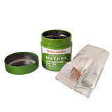 Naturalebio Ceremoniële Matcha Theepoeder Originele groene thee uit Japan. Matcha groene theepoeder van ceremoniële kwaliteit, gemaakt in Uji, Kyoto. Ideaal voor drinken, koken en lattes. Doos van 30 g.