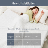 Degrees of Comfort verzwaarde deken 135X200Cm 7Kg, anti-stress therapiedeken gemaakt van 100% katoen, zware deken Verzwaarde deken voor volwassenen Kan de slaap verbeteren en stress verminderen Graden van comfort Bedden en dekens