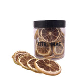 45g Gedroogde Citroenschijfjes, Gedroogde Fruitschijfjes voor Cocktails, Gedroogde Citroen voor Kerstdecoratie, Glühwein, Thee, Bakken|100% Natuurlijke Gedroogde Citroenen Gedehydrateerde Producten Naty Shop 45G