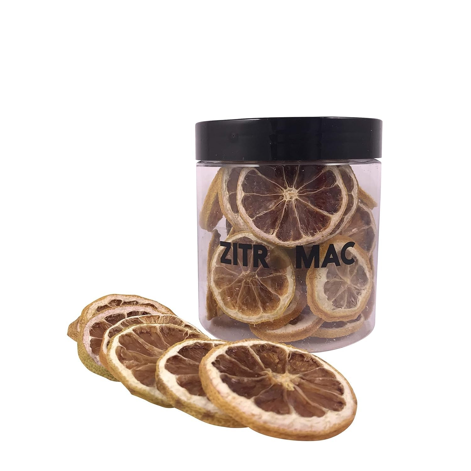 45g Gedroogde Citroenschijfjes, Gedroogde Fruitschijfjes voor Cocktails, Gedroogde Citroen voor Kerstdecoratie, Glühwein, Thee, Bakken|100% Natuurlijke Gedroogde Citroenen Gedehydrateerde Producten Naty Shop 45G