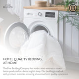 Twin Spundown dekbed 4,5 Tog Lichtgewicht hypoallergeen Warm wasbaar zomerdekbed Tweepersoonsbed Luxe hotelkwaliteit hoes met onze gerecyclede materialen Naty Shop Quilts & Quilts