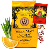 Yerba SARSAPARILLA 400G ● Zoete en verfrissende Mate Thee ● Sarsaparilla bladeren ● Mate Thee van Mate bladeren ● Yebra Mate Thee met GUARANA 50G ● Yerba Mate Losse Blad Thee 450G ● Veganistisch