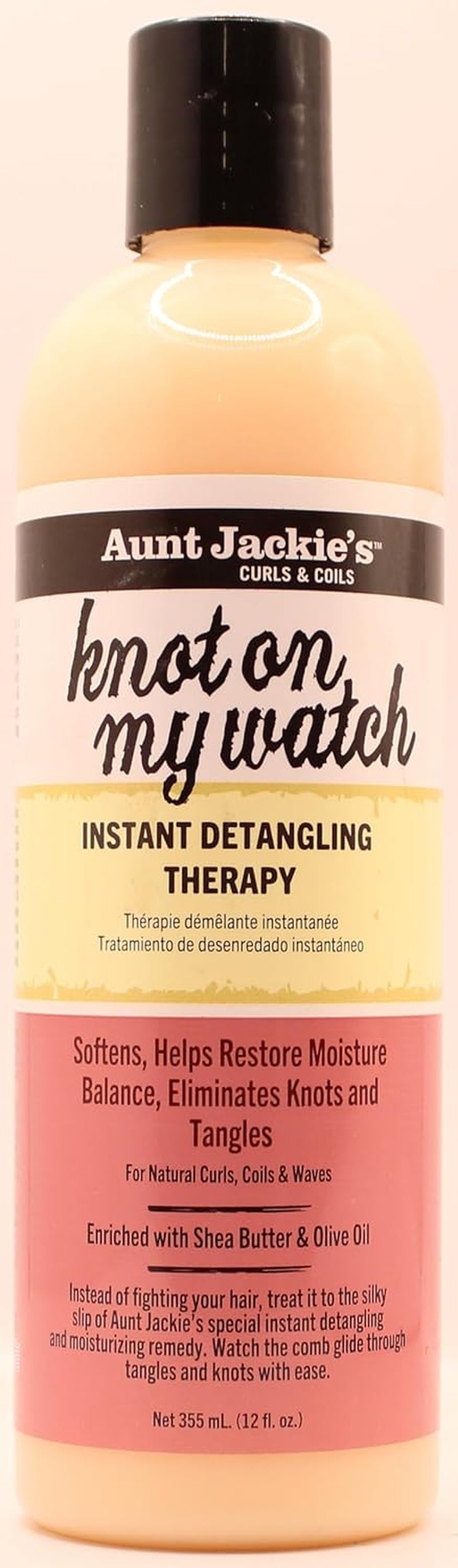 Knot On My Watch Instant Detangling Therapy 355ml (2-pack) door tante Jackie Meer tools Ontwarrende producten Naty Shop Standaardtitel