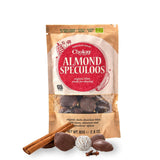 Biologische Bites - Kaneelamandelen en pure Belgische chocolade-amandelen / Geen toegevoegde suiker, geen zoetstoffen / Veganistisch en Fair Trade / 1 x 85g