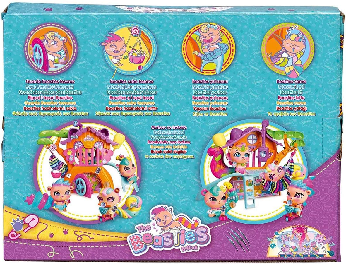 The Bellies from Bellyville - Beetree House, Beasties House Bellies Friends, poppenaccessoire, geschenken (Famosa 700015795) Naty Shop Dollhouses