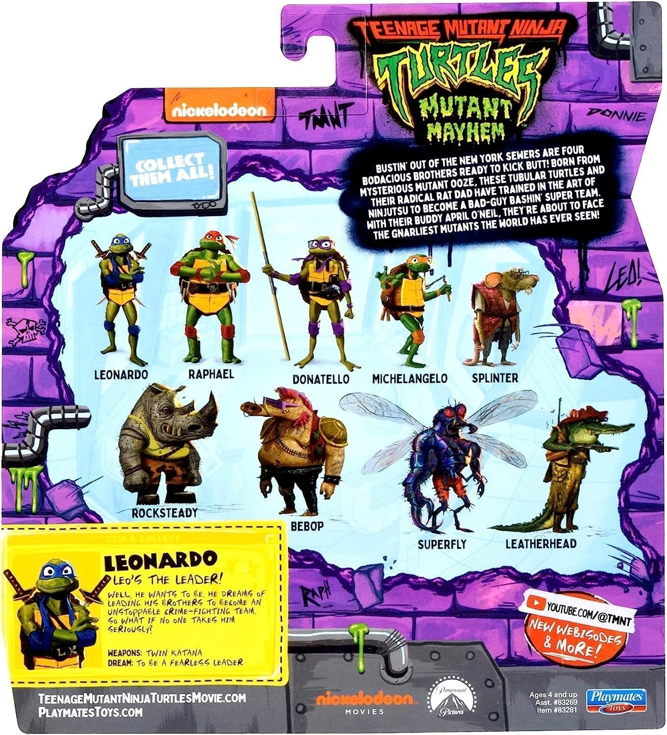 TEENAGE MUTANT NINJA Turtles - Leonardo Basisfiguur Actiefiguren Naty Shop
