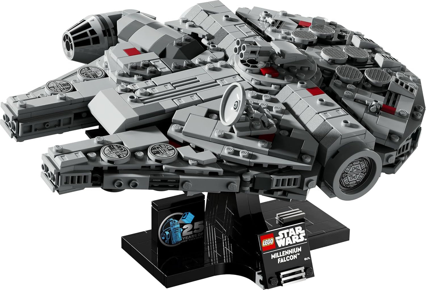 LEGO Star Wars Millennium Falcon 25-jarig jubileumset voor volwassenen Bouwbaar schip A New Hope Verzamelbaar ruimteschip Modelset Cadeaus voor mannen Vrouwen 75375 Bouwsets Bekijk de LEGO-Store