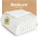 BEDSURE Saliegroene fleecedeken voor bank - Superzachte, gezellige dekens voor dames, schattige kleine deken voor meisjes, 127 x 152 cm bedden en dekens Besuche den BEDSURE-Store Garden White/Opulent Tee Xl (50" X 70")