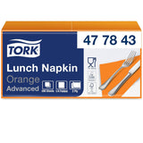 Tork 477840 Lime lunchservetten / 2-laags servetten voor kleine maaltijden of snacks / geavanceerde kwaliteit / 10 X 200 (2000) papieren servetten / 32,6 X 33 cm (L X B) / 1/4 vouw
