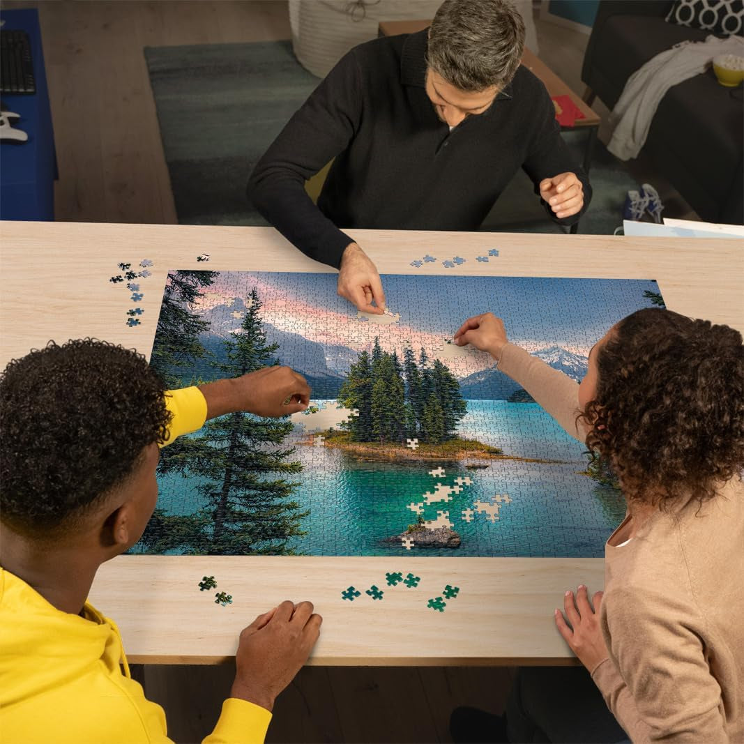 Ravensburger Puzzel 16714 - Spirit Island Canada - Legpuzzel van 2000 stukjes voor volwassenen en kinderen vanaf 14 jaar, landschapspuzzel met Canada-motief Puzzel Naty Shop