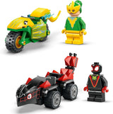 LEGO Marvel actieplezier met spin en electro in hun dino-speedsters, bouwbare superheldenauto voor jongens en meisjes vanaf 4 jaar, heldenset met speelgoedauto, Spidey en zijn supervrienden 11198 Bouwsets Beuche in LEGO-Store