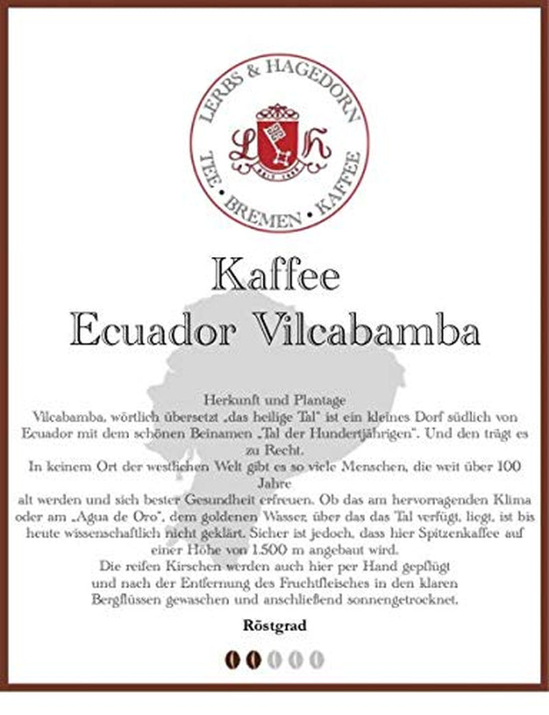 Koffie Vilcabamba Ecuador 1kg