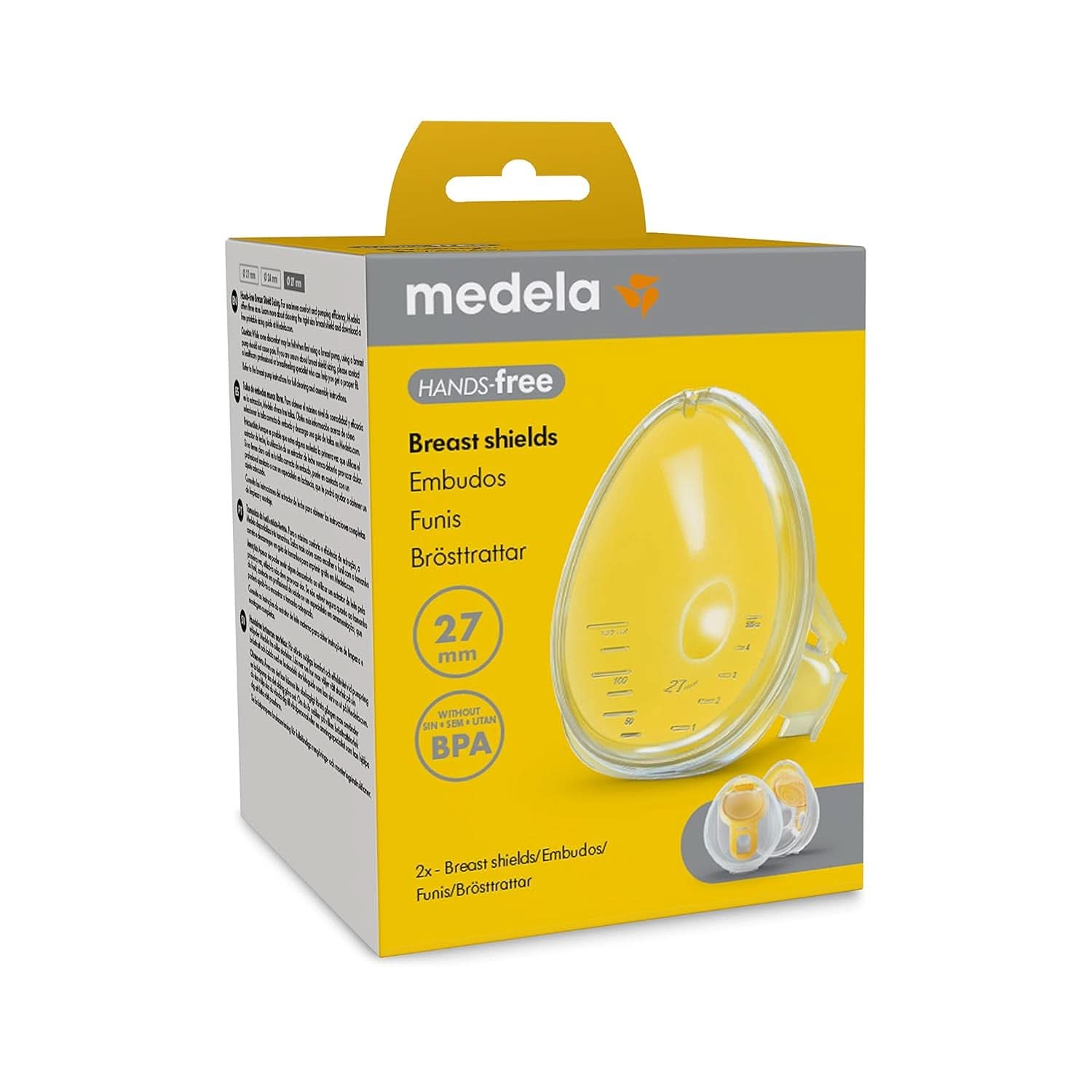Medela Handsfree borstbeschermers, borstkolfaccessoires Accessoires voor voeding en borstvoeding Bebe Naty Shop 27 Mm