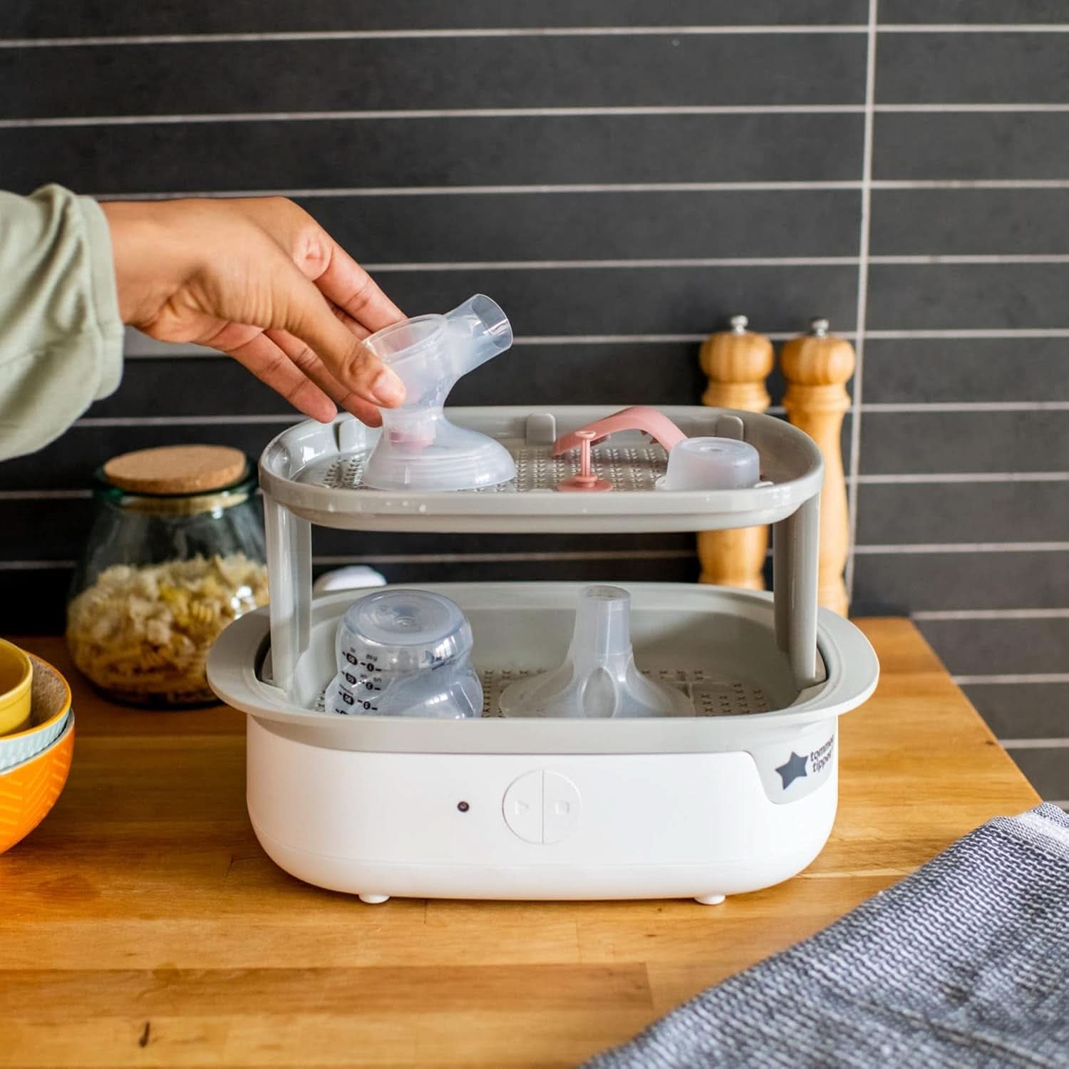 Tommee Tippee Made for Me Manuelle Einzel-Milchpumpe, Starke Saugkraft, Ergonomischer Griff, Tragbare Und Leise Milchpumpe, Samt Babyflasche Accessoires Voeding en borstvoeding Bebe Naty Shop