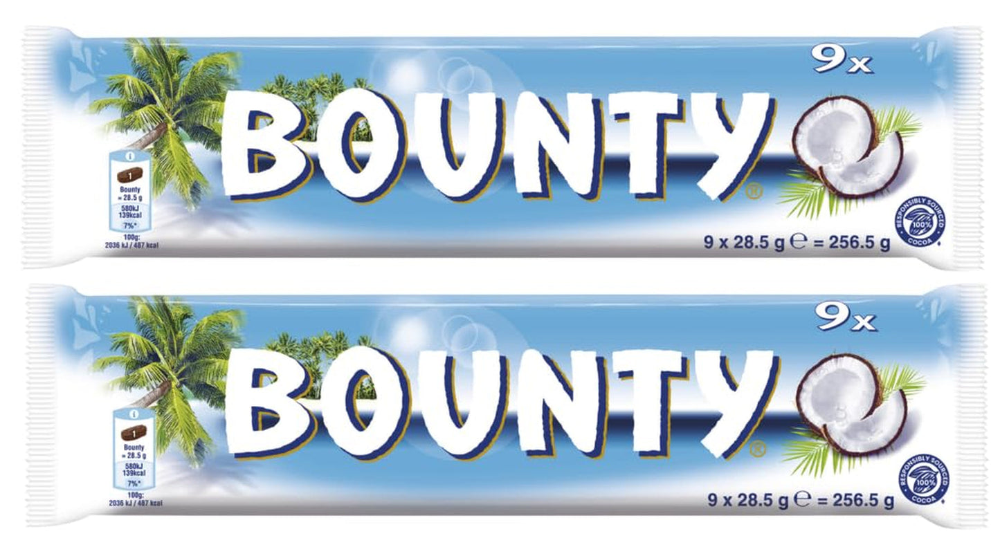 Bounty chocoladerepen | Kokosnoot en Chocolade | Diverse verpakkingsgroottes