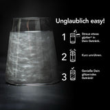 Glitterglitterpoeder voor drankjes (zilver) - Eetbare glitters voor drankjes, 10 gram Glitter Naty Shop
