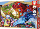 Educa - Puzzel van 1000 stukjes voor volwassenen | Sant Jordi, Lily Brick. Afmetingen: 68 X 48 cm. Inclusief Fixpuzzel puzzellijm. 14 jaar lang (19926) Puzzle Naty Shop