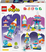 LEGO DUPLO 3-in-1 Space Shuttle Veel avontuur Ruimteset Raketspeelgoed voor kinderen Bouwwetenschapspeelgoed Vroege ontwikkelingsmotorische vaardigheden Cadeau voor 3-jarigen 10422 Bouwsets bij LEGO-Store
