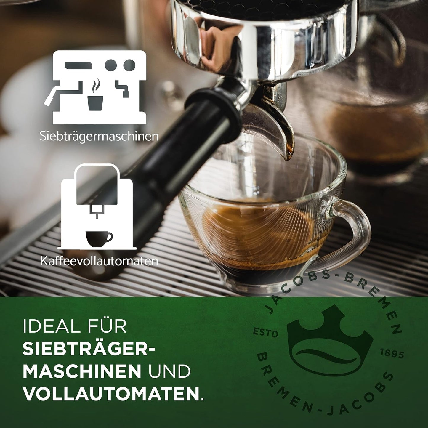 Koffiebonen Jacobs Professional Le Grand Café Cream, intensiteit 2/5, hele koffiebonen, 1 kg