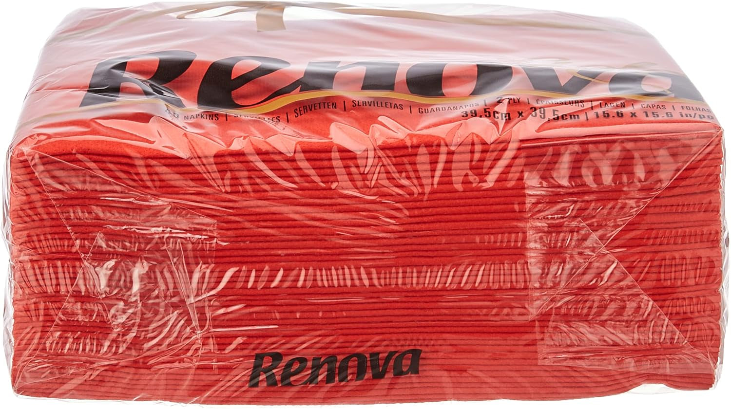 Renova roodgouden papieren servetten - 40 servetten