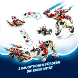 LEGO Dreamzzz Cooper's Tiger Mecha en Zero'S Hot Rod Auto, speelgoedauto voor kinderen, cadeau voor 9-jarige jongens en meisjes, 2-in-1 speelset met mecha en minifiguren 71497 Bouwsets Besuche den LEGO-Store