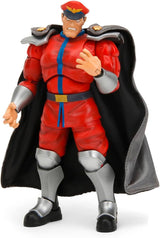 Jada Toys Street Fighter Figuur Guile (15 Cm) - Street Fighter 2: The Final Challengers Verzamelbaar beweegbaar actiefiguur met afwisselend hoofd, handen en accessoires, leeftijd 13+ Actiefiguren Naty Shop M. Bison