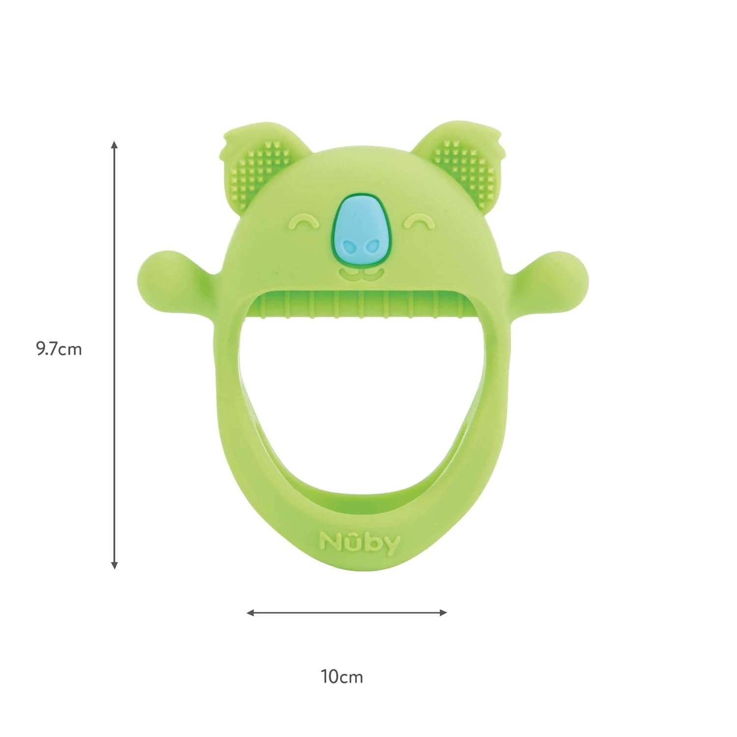 Nuby Tandjeshandschoenen - Siliconen | Koala bijtspeeltje | Zintuiglijk speelgoed | 3+ maanden
