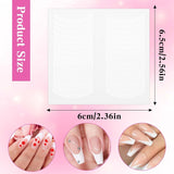 1620 Stück French Schablonen Nägel,French Nail Schablone,Maniküre Schablonen,Selbstklebende Nail Art Sticker Frenchs Für DIY Nageldesign Maniküre Decoratie Nageldesign Zubehör