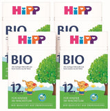 HiPP biologische groeimelk (4 x 600 g) na 12 maanden met calcium, ijzer, vitamine C en D voor opgroeiende peuters, beste biologische kwaliteit