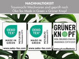 Traumnacht Cosy - Bedset 4 seizoenen, 1 X deelbaar dekbed 135 X 200 Set en 1 X kussen 80 X 80 Cm, Ã-ko Tex gecertificeerd, wit, ontwikkeld in Duitsland, (pak van 2) Dekbedden en dekbedden Naty Shop