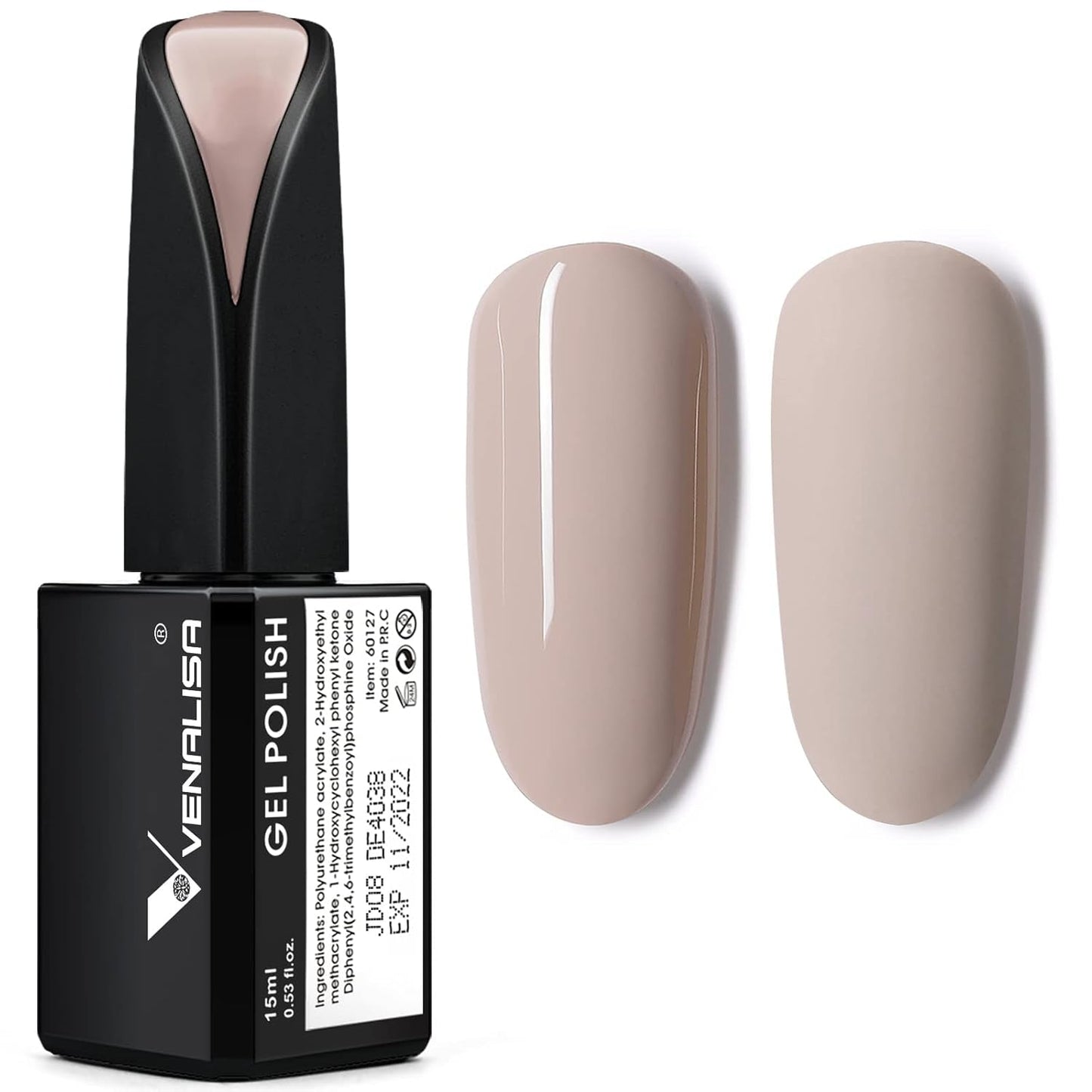 VENALISA Koraal Oranje UV Nagellak 15 ml Gel Nagellak Voor UV Nagellamp Transparant Koraal Oranje Gel Nagellak Modellen Voor DIY Nagelontwerp