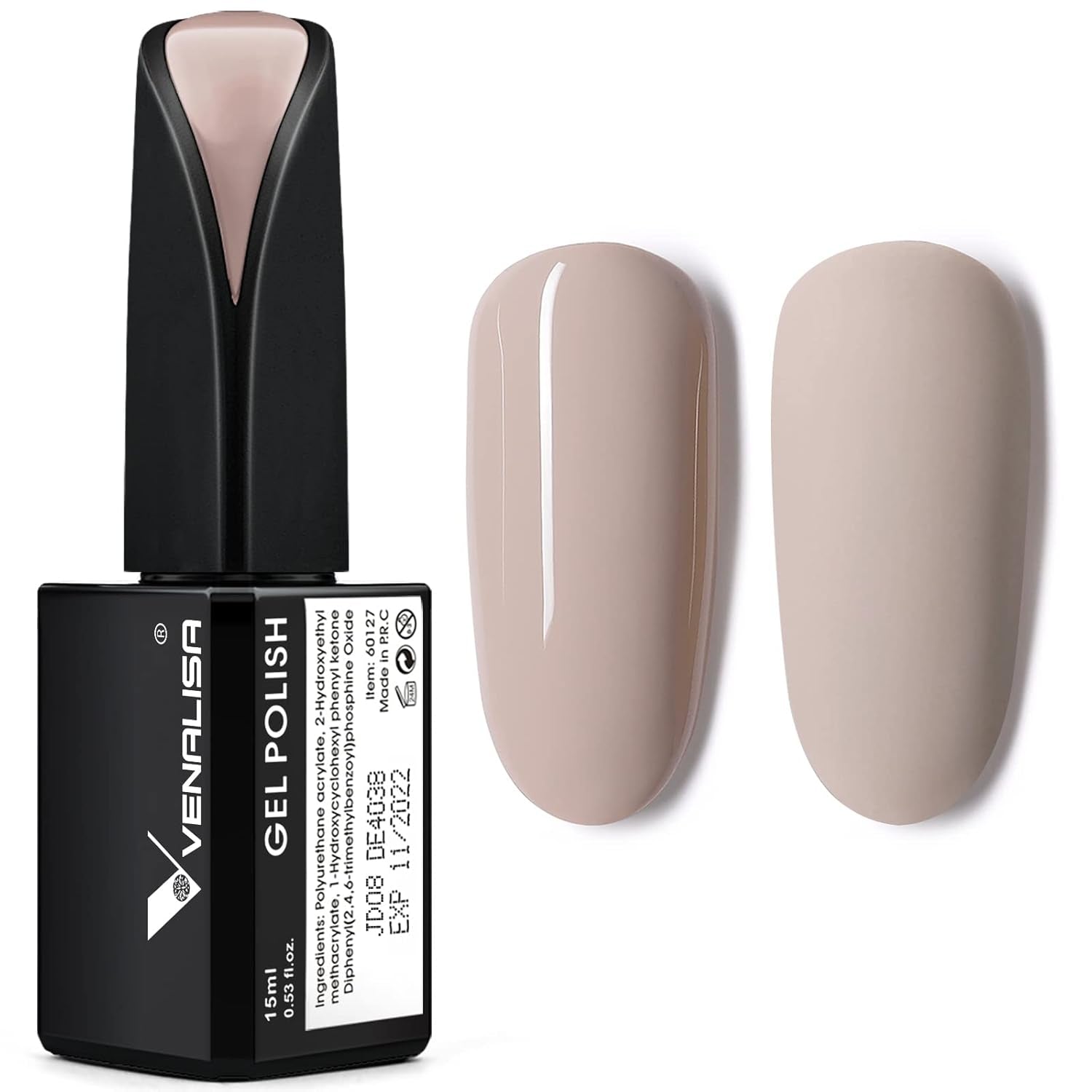 VENALISA Koraal Oranje UV Nagellak 15 ml Gel Nagellak Voor UV Nagellamp Transparant Koraal Oranje Gel Nagellak Modellen Voor DIY Nagelontwerp