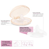 Suavinex Brustpolster Aus Silikon, Größe S, 2 Stück Accessoires Voeding en borstvoeding Bebe Naty Shop