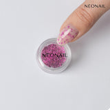 NÉONAIL Nail Art Flowers Set - Trockenblumen - Getrocknete Blumen - Nageldesign Zubehör - Nageldekorationen - Getrocknete Blüten - Nageldecoratie - Gelnägel Zubehör - 3 kleuren - Rosa, Lila, Oranje
