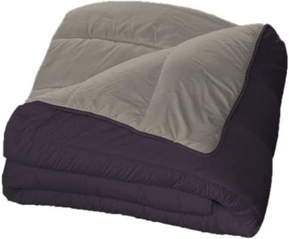 Bleu Câlin tweekleurig omkeerbaar dekbed voor 2 personen, microvezel, bordeaux/peper, 220X240 cm Quilts en dekbedden Naty Shop MÃ"re/Poivre 140 X 200 Cm