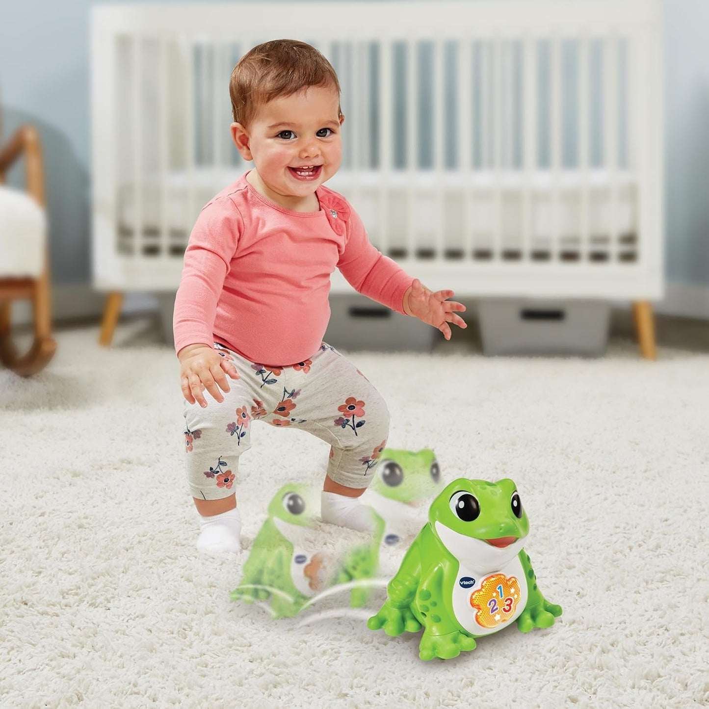 Vtech Baby Springkikker - Sprekende springkikker met 3 liedjes en 12 liedjes - Voor kinderen van 12-36 maanden Babyspeelgoed Naty Shop