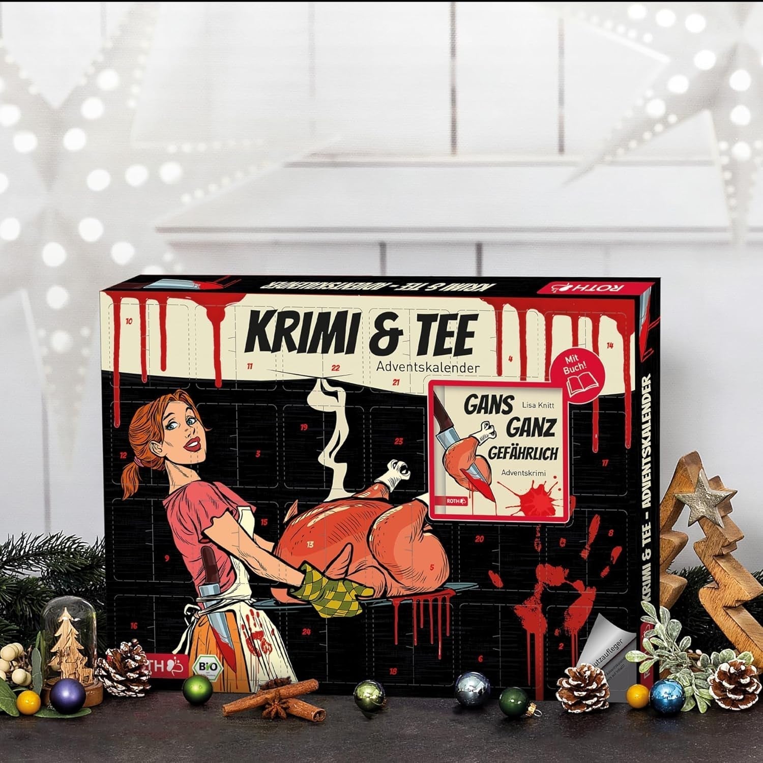 ROTH Adventskalender met biologische thee en politie