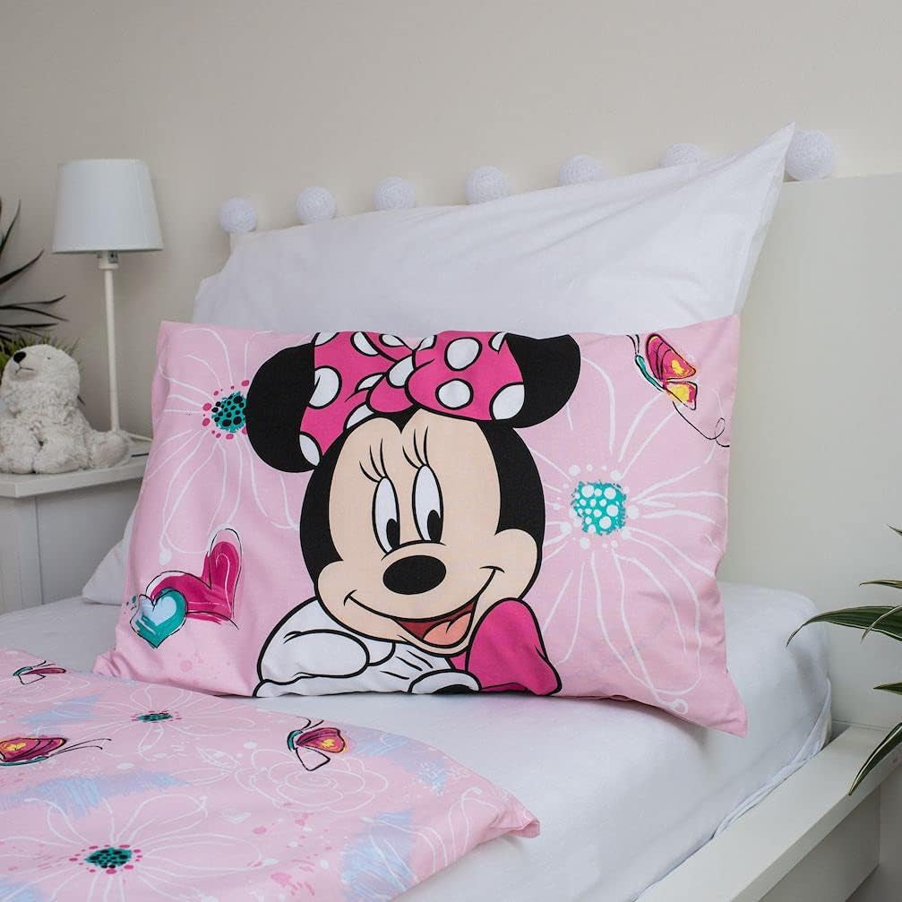 Minnie Mouse kinderbeddengoedset, katoenen beddengoed - kinderen Naty Shop
