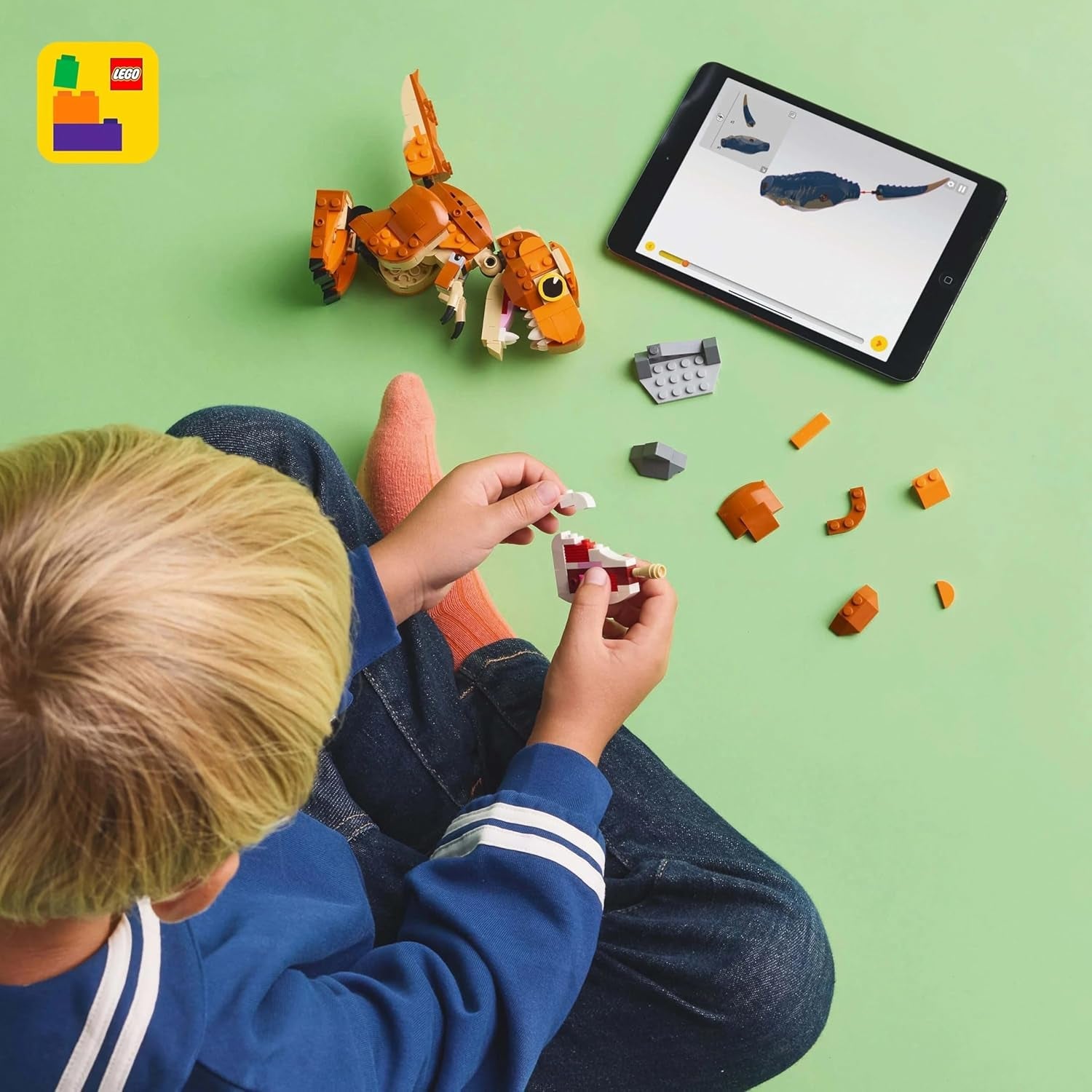 LEGO Jurassic World Little Eatie: T.Rex bouwspeelgoed voor jongens en meisjes 7 jaar oude dinosaurusbouwset Kindercadeaumodel met beweegbare mond, kop en staart 76967 Bouwsets Besuchen in LEGO-Store