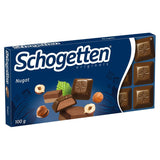 Schogenten Nougat chocoladereep 100g, individueel geportioneerd. Een genot. Stuk voor stuk.