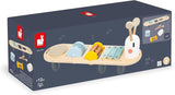 Janod - Sweet Cocoon muzikale nummers - 5 muzikale activiteiten voor kinderen - Vroege muzikale educatie - FSC houten speelgoed - Vanaf 12 maanden, J04058 Baby Toys Naty Shop