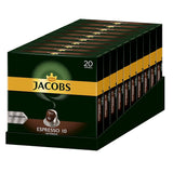 Jacobs Kaffeekapseln Guten Morgen XL Intense - 10er Pack (10 x 20 Getränke) & Kaffeekapseln Espresso Intenso, Intensität 10 van 12, 200 Nespresso®* compatibele Kapseln, 10 x 20 Getränke