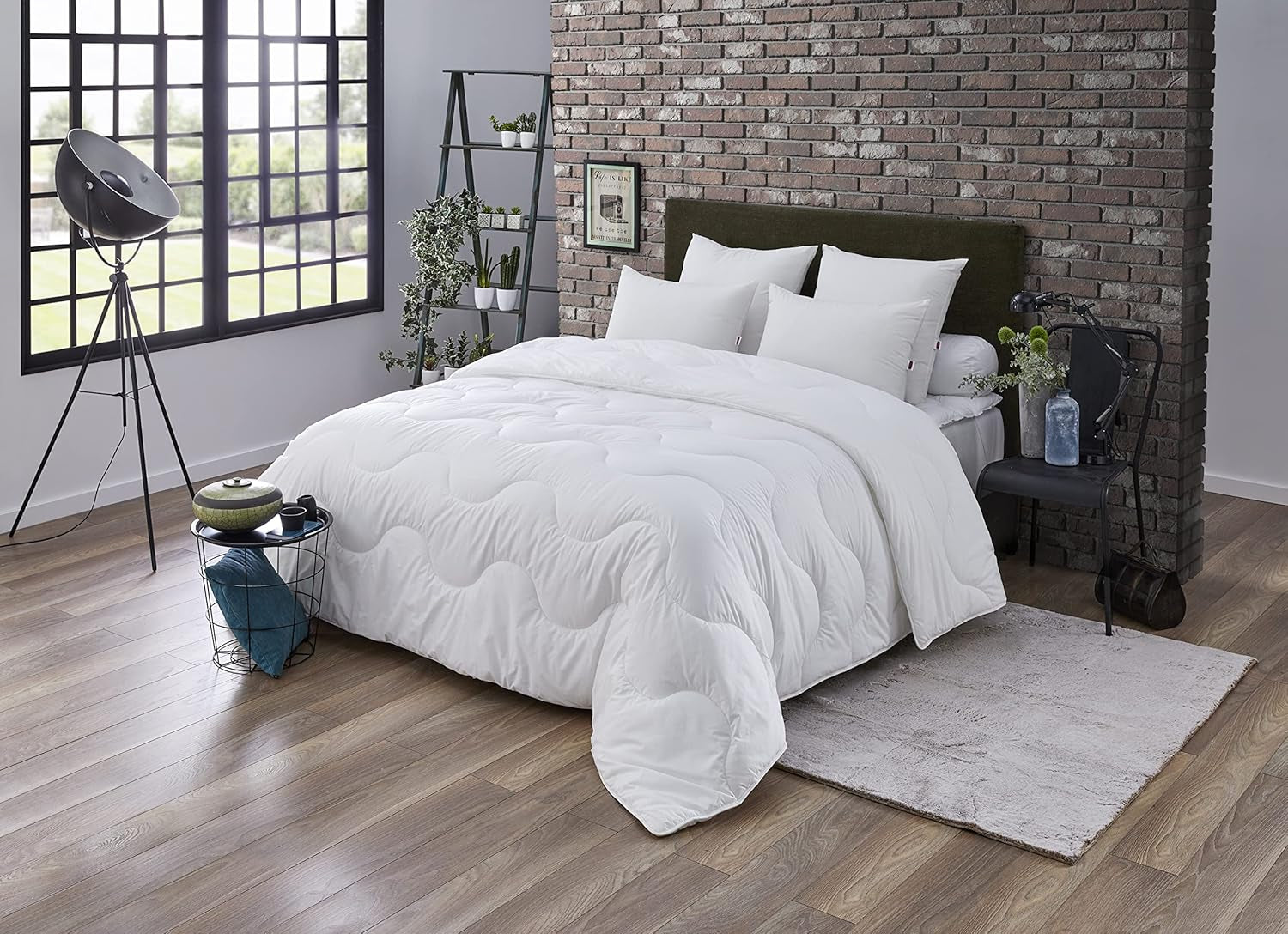 Maxiconfort Ultra dekbed, warm, synthetische vezels, 260 X 240 cm, wit Dekbedden en dekbedden Naty Shop 240/260 Modern