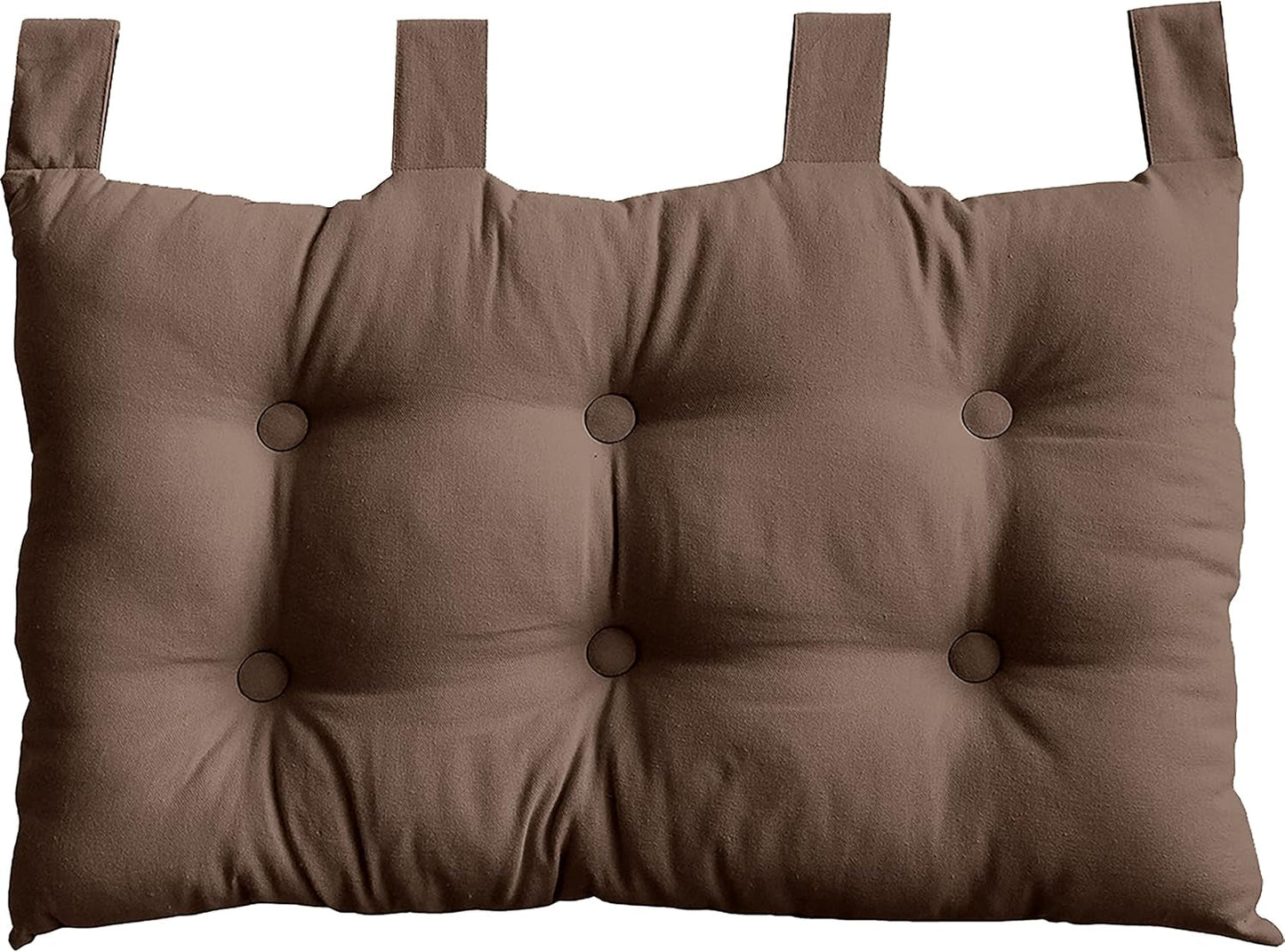 Quilt met 4 bobbels, jute, 90 X 190 Cm, klei, 2007AGCHLJT090190, 90 X 190 Cm Quilts en quilts Naty Shop Mink
