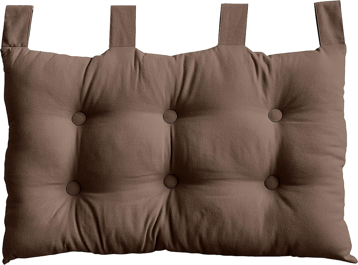 Quilt met 4 bobbels, jute, 90 X 190 Cm, klei, 2007AGCHLJT090190, 90 X 190 Cm Quilts en quilts Naty Shop Mink