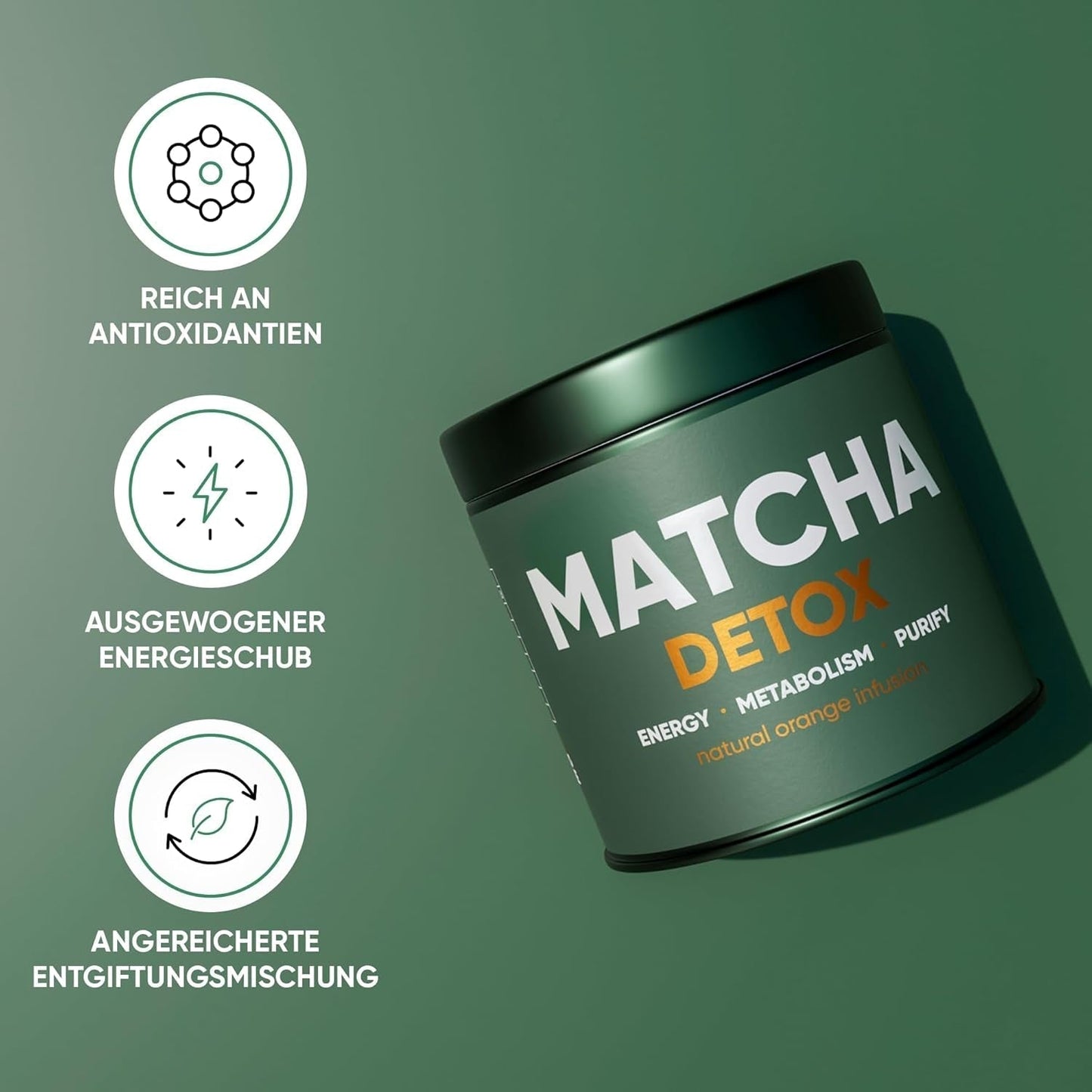 WOW TEA Matcha poeder - fijn poeder uit Japan met frisse smaak - ideaal voor Matcha thee, lattes of smoothies - geen toevoegingen (detox)